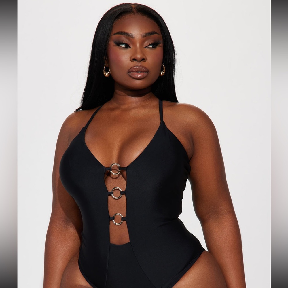 O-Ring Black One-Piece Swimsuit NWT * LAST PRICE DROP BEFORE RELIST*